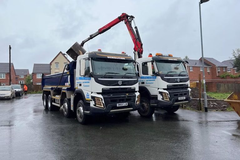 S J Walchester ltd grab truck